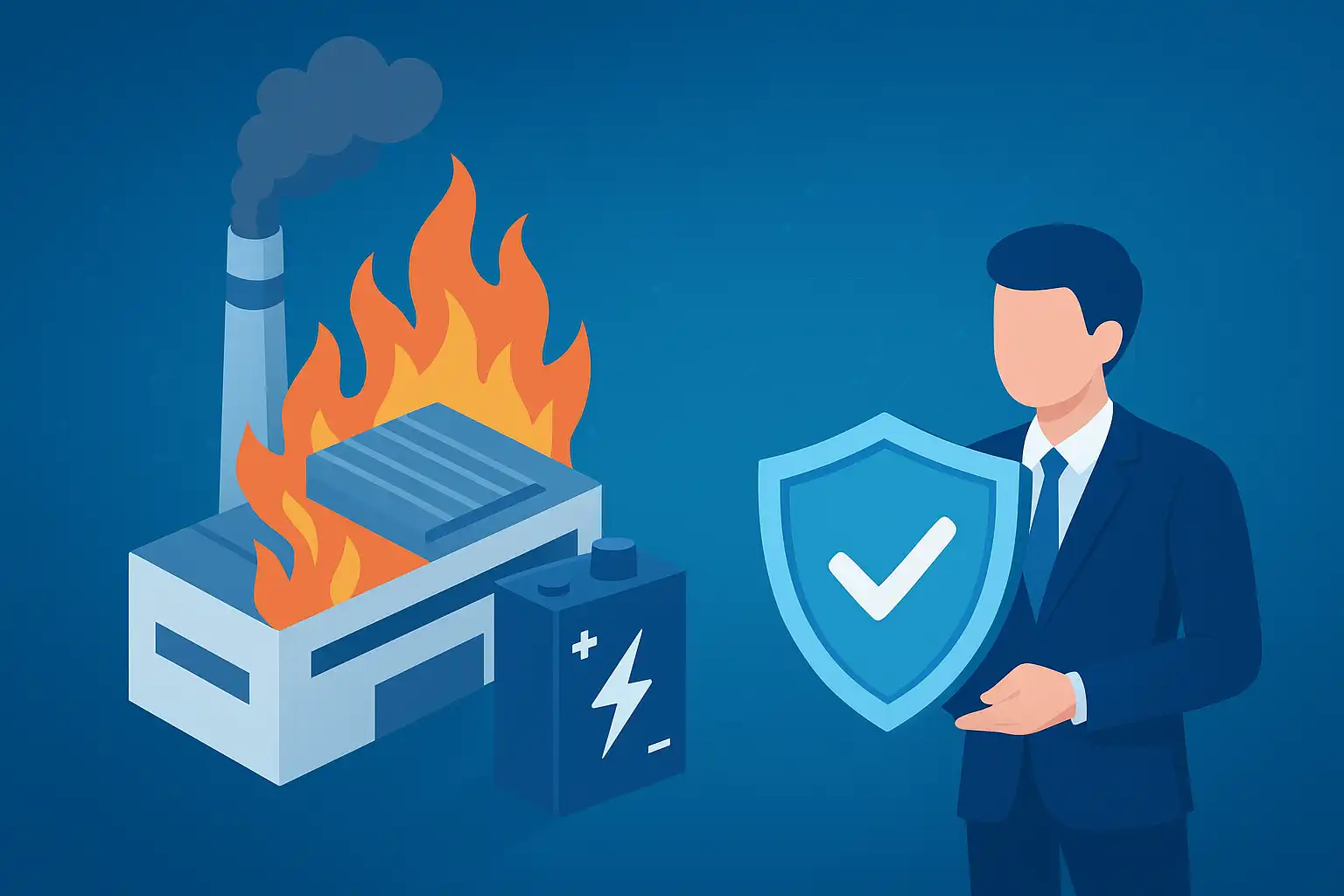 台泥三元電池廠火災案燒出保險業的秘辛